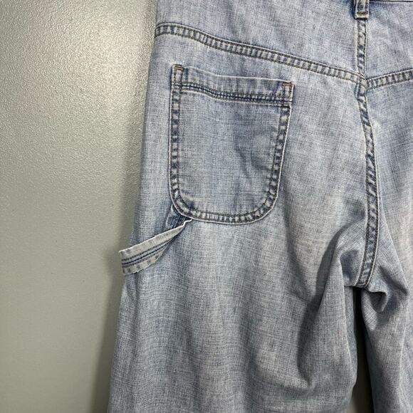 Vintage Levi’s Wide Leg Carpenter Hammer Loop Light Denim - Picture 7 of 15